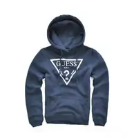 jacket hoodie guess women pas cher petit norme bleu